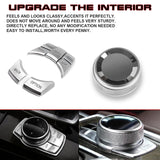 For BMW F21 F22 E90 F30 Crystal Multi-Media IDrive Button Control Cover Trim