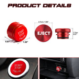 Engine Start + Cigarette Lighter Eject Button Trim For BMW F20 F21 F22 F23