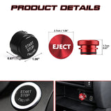 Engine Start + Cigarette Lighter Eject Button Trim For BMW F20 F21 F22 F23