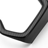 Carbon Fiber ABS Car Center Water Cup Holder Frame Cover Trim For Toyota RAV4 2019-24