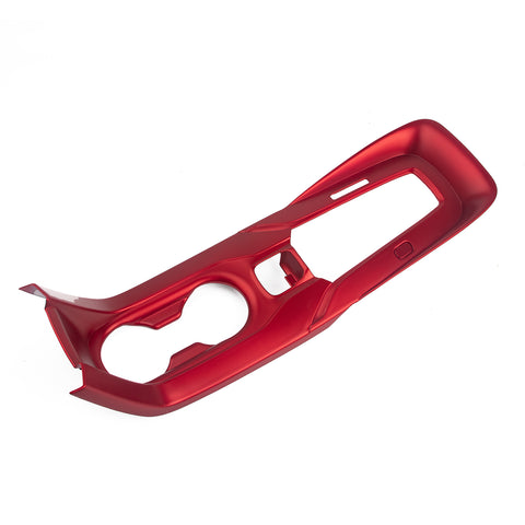 Sporty Style Red Center Gear Shift Frame Cover Trim For Toyota Corolla 2020-2022