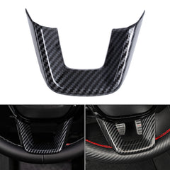 Carbon Fiber Pattern Steering Wheel Bottom Cover Trim For Honda Civic 11th 2022-up, Accord CRV HRV 2023-up