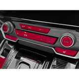 12Pcs Aluminum Center Dashboard Switch Cover Trim For Honda CR-V DX 2017-2021