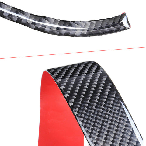 Carbon Fiber Dashboard Console Panel Strip Cover Molding Trim Overlay for Chevrolet Camaro 2016-2024