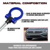 Blue CNC Aluminum Sporty Racing Style Tow Hook For Volkswagen VW Jetta 2015-18