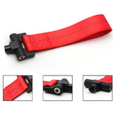 Blue / Black / Red JDM Style Tow Hole Adapter with Towing Strap for Nissan 370Z GTR Juke/Fit Infiniti G37 Q60 QX70 FX35