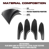 For Honda Civic 2022 Carbon Fiber Texture Interior Door Armrest Panel Trim Cover