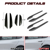 Carbon Fiber Door Handle + Door Edge Guard Cover Trim For Tesla Model 3 2017-2024 & Model Y 2020-up