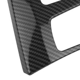 Carbon Fiber Style Center Air Condition CD Panel Decor Cover Trim Compatible With BMW 3 4 Series F30 F31 F34