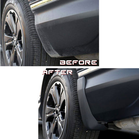 Front Rear Fender Mud Flaps Splash Guard w/ Hardware Compatible With Honda CR-V CRV 2017-2021 5th gen