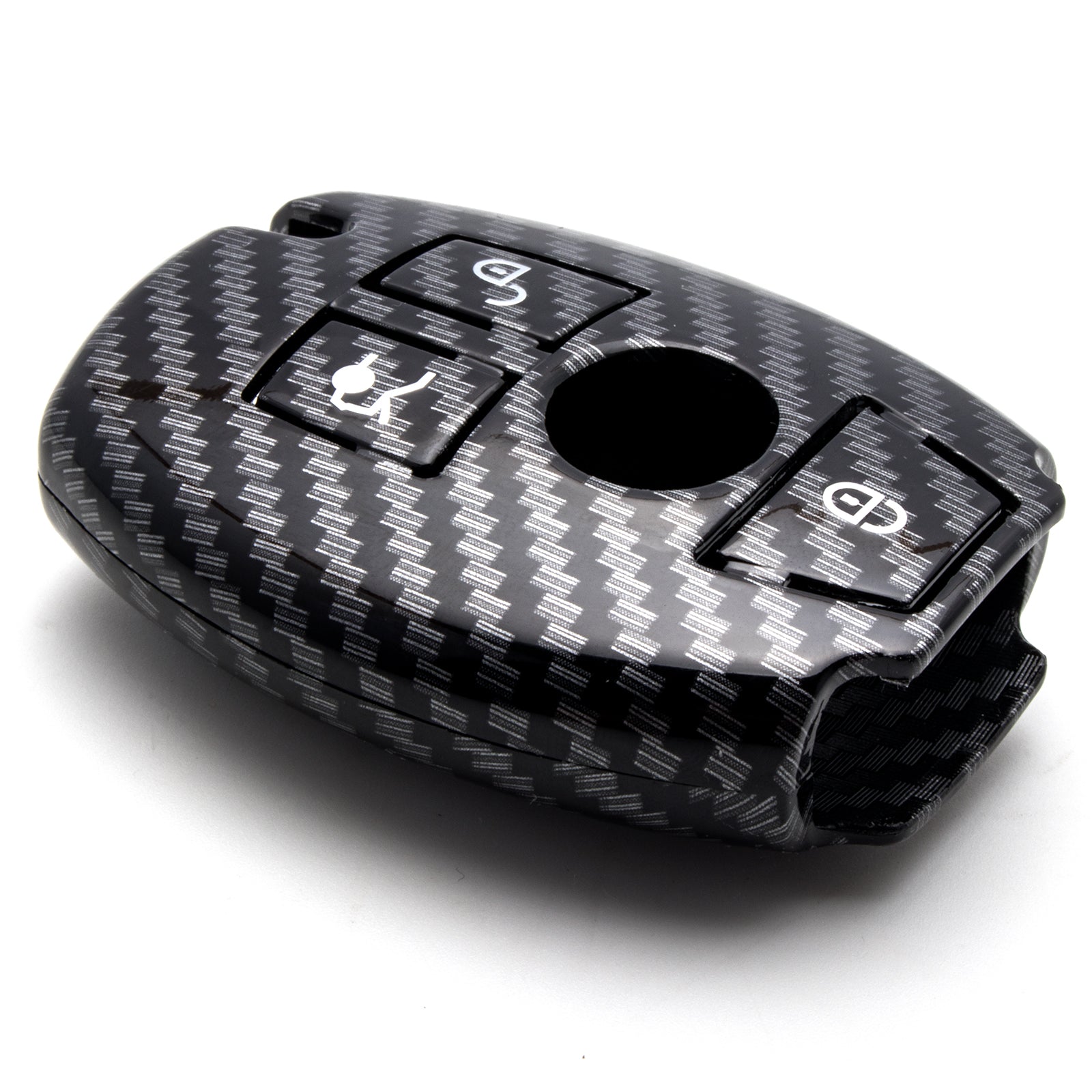 Genuine Carbon Fiber Smart Key Fob Case Mercedes-Benz EQC