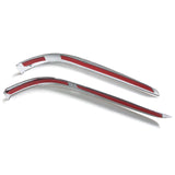 2pcs ABS Chrome Car Side Mirror Trim Rearview Mirror Protective Strip for Toyota Camry 2018-2024
