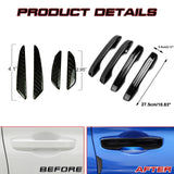 Gloss Black Door Handle+Door Edge Protect Guard Trim For Honda Civic 11th 2022+