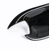 Door Handle Bowl Moulding Cover Trim Compatible with Toyota RAV4 2019-2024, Glossy Black (4pcs)