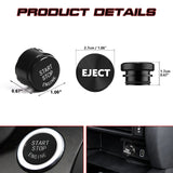 Engine Start + Cigarette Lighter Eject Button Trim For BMW F20 F21 F22 F23