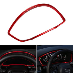 Red ABS Sporty Style Interior Dashboard Cover Trim For Honda Civic 11th Gen 2022+