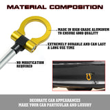 Gold Aluminum Anodized Race Sporty Track Style Tow Hook Exact For Lexus IS RC