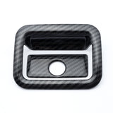 ABS Carbon Fiber Copilot Glove Storage Box Handle Cover Trim for Toyota Camry 2018-2024
