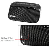 Carbon Fiber Style Sport Gas Tank Cap Cover Fuel Filler Cap Trim for Toyota Camry 2018 2019 2020