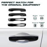 4pcs Glossy Black Door Handle Overlay Cover Trim For Honda Civic 11th Gen 2022