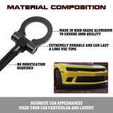 Black Track Racing JDM Style CNC Aluminum Tow Hook For Chevrolet Camaro 2016-up