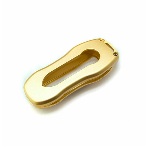 Gold Aluminum Metal Smart Key Cover FOB For Porsche Panamera Cayenne G2 2017-up