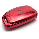 Blue / Black / Red Soft TPU Full Protection Remote Key Fob Case Cover for Hyundai Accent Santa Fe Elantra Tucson 3/4-Button Key