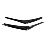 2PCS Gloss Black Headlamp Eyelid Strip Decor Cover Trim For Toyota Camry 2018-up