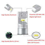 H16 Xenon 6000K 100W High Power Fog Driving DRL LED Light Bulbs Lamps 5201 5202 For Chevrolet GMC