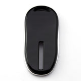 for Tesla Model S Model 3 Key Fob Cover, Keyless Remote Flip Key Shell Case, Black Hard ABS Remote Key Protection