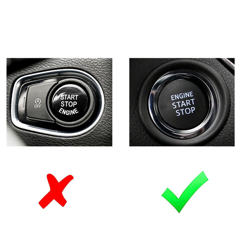 Blue/ Black/ Red Keyless Engine Start Stop Push Button Cover Trim for Lexus GS ES IS RC 2014+ NX RX 2016+