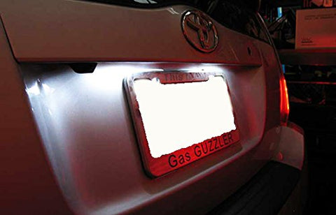 HID White OEM Replace LED License Plate Lamps For Lexus IS300 GS300 GS400 GS430 ES300 ES330 RX330 RX350 Toyota Prius, etc