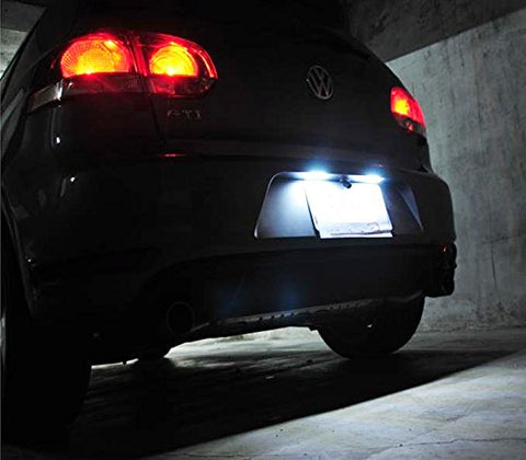 Error Free 18-SMD LED License Plate Lights For Volkswagen GTi Golf CC EOS Rabbit