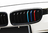 1 Set 9.8" Germany Flag or M-Colored Union Jack UK Flag Stripe Sticker Fit BMW Exterior or Interior Decoration Grille Fender Hood Side Skirt Bumper Side Mirror Dashboard