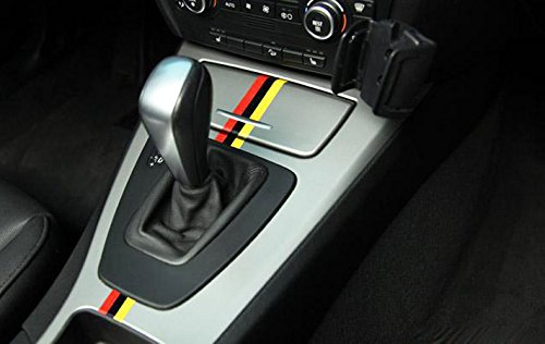 Xotic Tech Tri Color Stripe Decal Sticker Compatible with BMW Hood Bumper  Side Mirror Exterior Interior Decoration 1”x 10