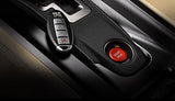 Genuine Leather Carbon Fiber Pattern Key Folding Fob Key Cover Audi Volkswagen Mazda Mercedes-Benz Nissan/Infiniti Kia/Hyundai