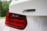 1x Red/Black X Drive Car Trunk Lid Fender Body Emblem Sticker For BMW X1 X3 X5 X6 (Black/Red)