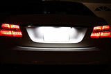 Error Free White LED License Plate Lights For Mercedes C CL CLS CLA E S SL SLK Class