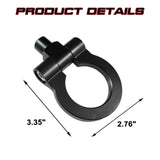 Black Track Racing Style Aluminum Tow Hook For Porsche Carrera 911 991 2014-up