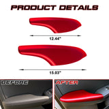 Racing Red Interior Door Armrest Panel Trim Cover For Honda Civic 11TH Gen 2022