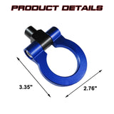 Blue CNC Aluminum Sporty Racing Style Tow Hook For Volkswagen VW Jetta 2015-18