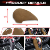 Gear Shift Lever Knob Alcantara Leather Cover Shell For Porsche Macan Panamera