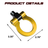 Gold Track Racing Style Aluminum Tow Hook For Porsche Carrera 911 991 2014-up