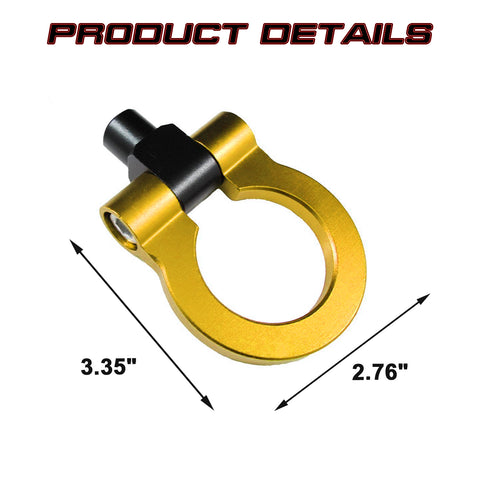 Gold Track Racing JDM Style CNC Aluminum Tow Hook For Chevrolet Camaro 2016-up