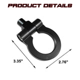 Black Track JDM Style Aluminum Tow Hook For BMW 2 3 4 Series Mini Cooper F55 R60