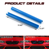 Front Grille Insert Trims Stripes, Front Center Kidney Grilles Trim Compatible with BMW 3 Series G20 G21 2020-2022 (Blue)