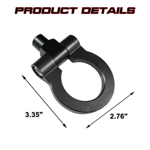Black Track Racing Style Anodized Aluminum Tow Hook For Cadillac XLR 2006-2009