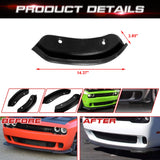 For Challenger SRT Hellcat 2015-2023 Black Bumper Corner Spoiler Protector Trims