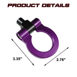 Purple Track Racing Style Anodized Aluminum Tow Hook For Cadillac XLR 2006-2009