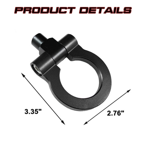 Black Aluminum Anodized Race Sporty Track Style Tow Hook Exact For Lexus IS RC